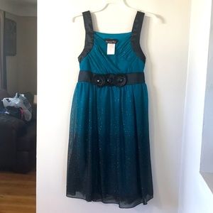 Girls turquoise disorderly kids dress size 10
